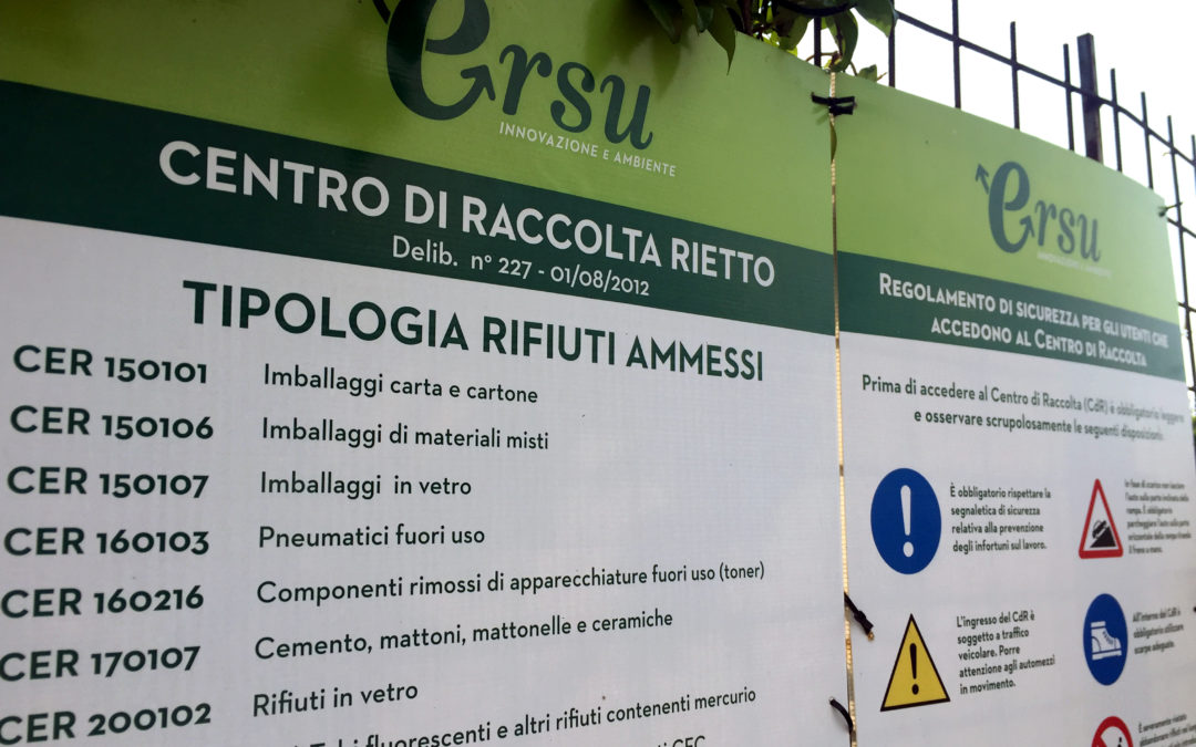 Centro di Raccolta Rietto – Massarosa
